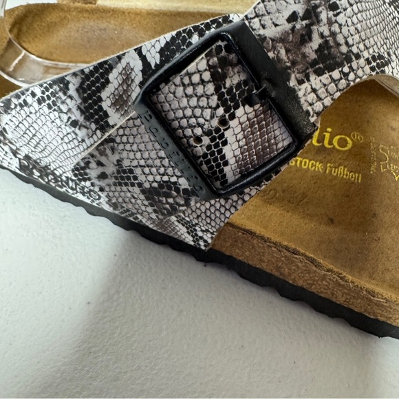 Papillio Birkenstock Snake Print Sandals Comfort Summer Shoes Size 41 - Picture 8 of 16